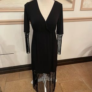 Black cocktail dress
